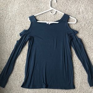 Pink Republic shirt   Cold shoulder with cutouts down the sleeve